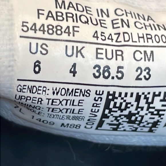 ⭐️CONVERSE⭐️Chuck Taylor Black Ox - Picture 7 of 8